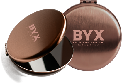 Beta Upsilon Chi Lettered Pocket Mirrors
