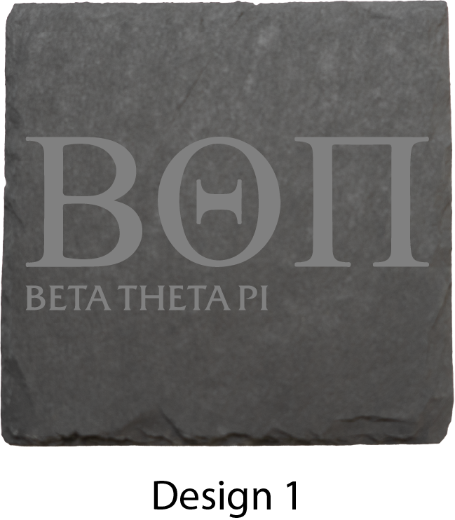 Beta Theta Pi Stone Coasters - 4-Pack