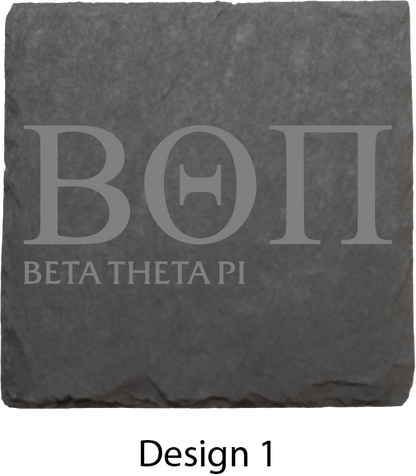 Beta Theta Pi Stone Coasters - 4-Pack