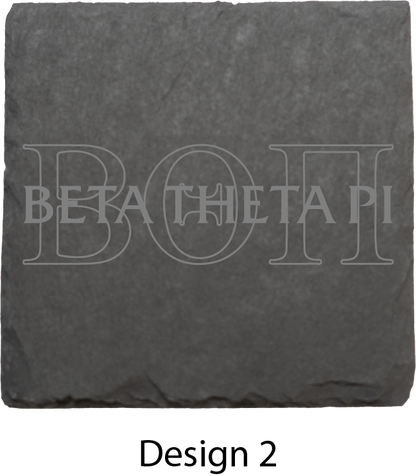 Beta Theta Pi Stone Coasters - 4-Pack