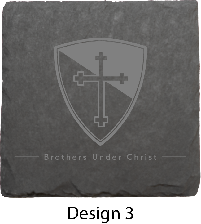 Beta Upsilon Chi Stone Coasters - 4-Pack