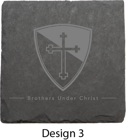 Beta Upsilon Chi Stone Coasters - 4-Pack