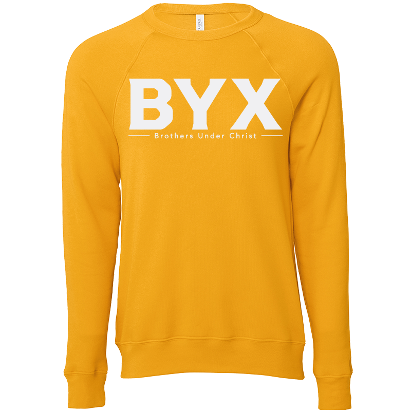 Beta Upsilon Chi Lettered Crewneck Sweatshirts