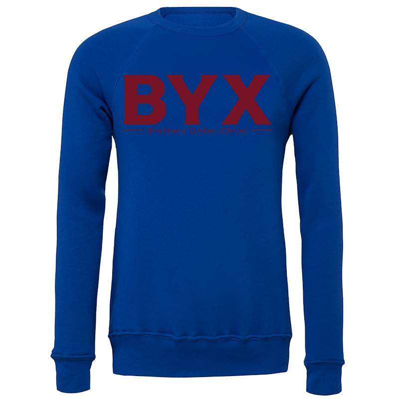 Beta Upsilon Chi Lettered Crewneck Sweatshirts