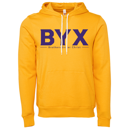 Beta Upsilon Chi Lettered Hooded Sweatshirts