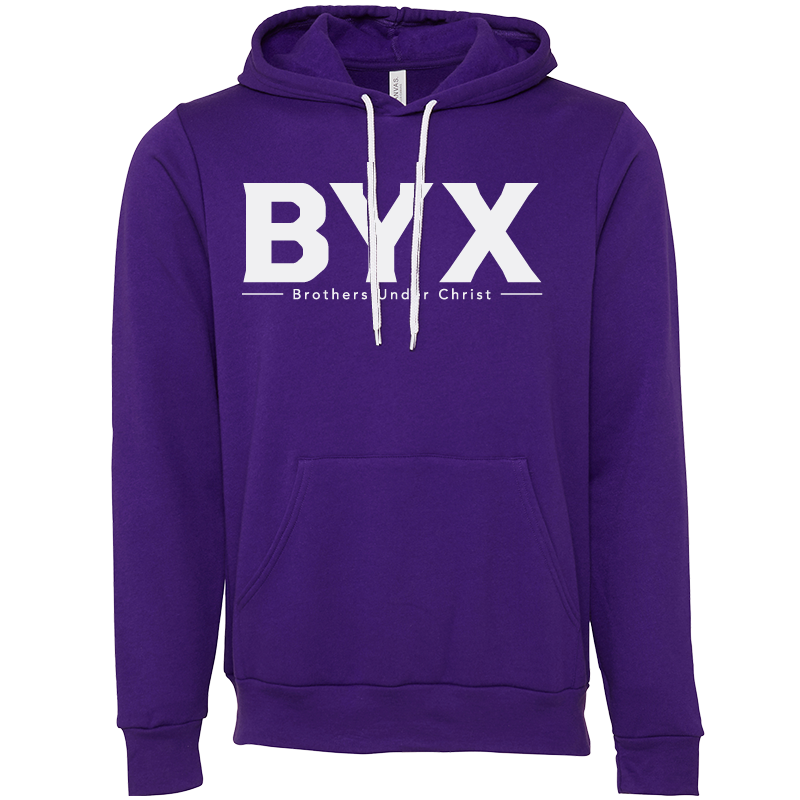 Beta Upsilon Chi Lettered Hooded Sweatshirts