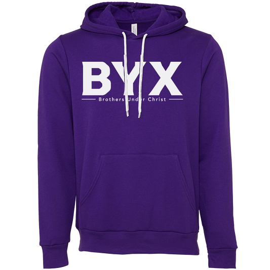 Beta Upsilon Chi Embroidered Lettered Hooded Sweatshirts