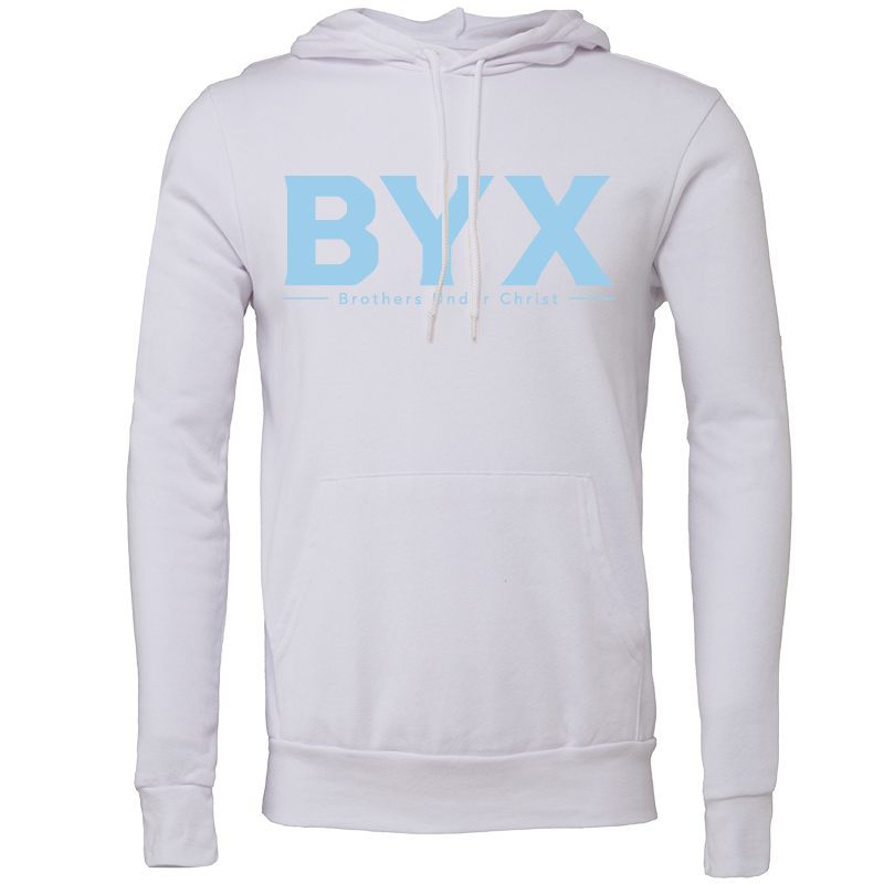 Beta Upsilon Chi Lettered Hooded Sweatshirts