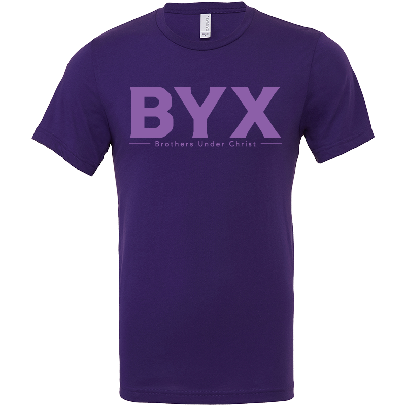 Beta Upsilon Chi Lettered Short Sleeve T-Shirts