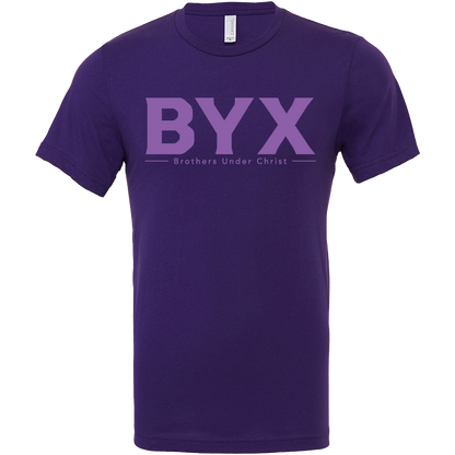 Beta Upsilon Chi Lettered Short Sleeve T-Shirts