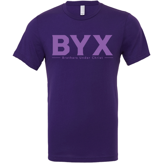 Beta Upsilon Chi Lettered Short Sleeve T-Shirts