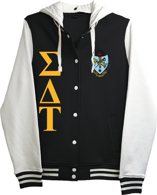 Sigma Delta Tau Varsity Hooded Sweatshirt
