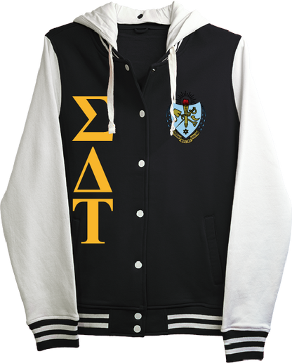 Sigma Delta Tau Varsity Hooded Sweatshirt