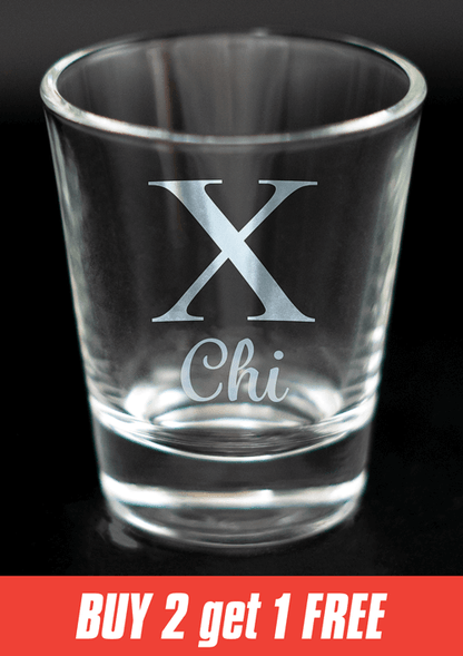 Greek Letter Shot Glasses