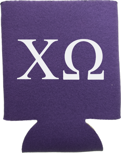 Chi Omega Can Coozies