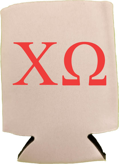 Chi Omega Can Coozies