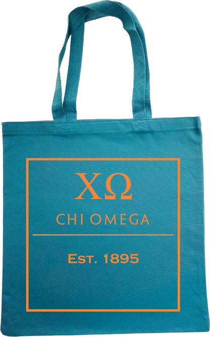 Chi Omega Tote Bags