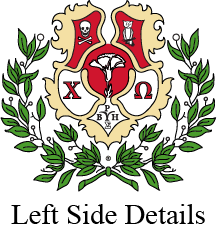 Chi Omega Varsity Hooded Sweatshirt