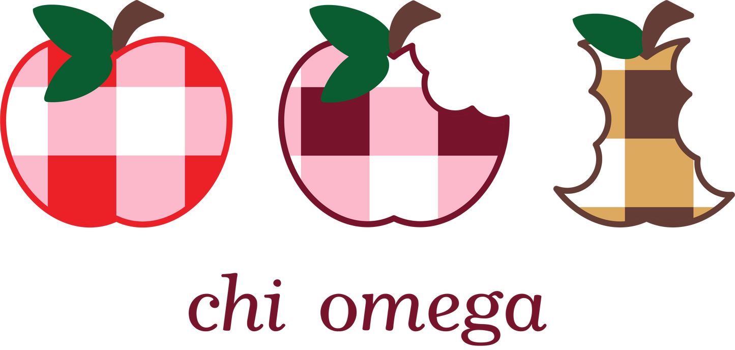 Chi Omega Apple Evolution Hoodie
