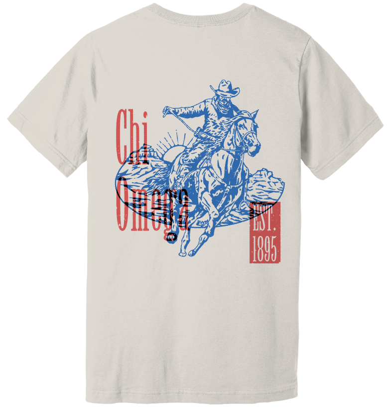 Chi Omega Cowboy Graphic T-Shirt