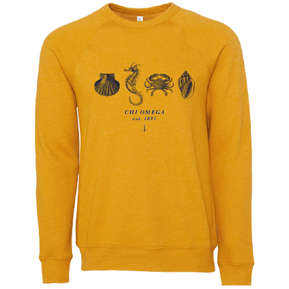 Chi Omega Nautical Graphic Crewnecks