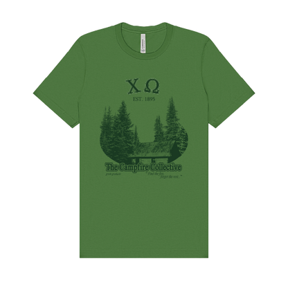 Chi Omega Forest Graphic T-Shirt
