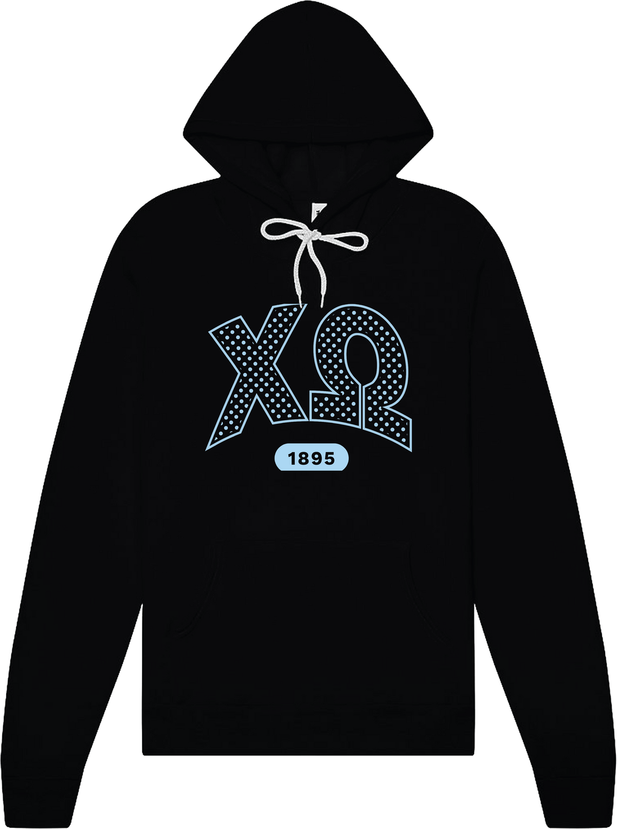 Chi Omega Varsity Polka Dot Hoodie