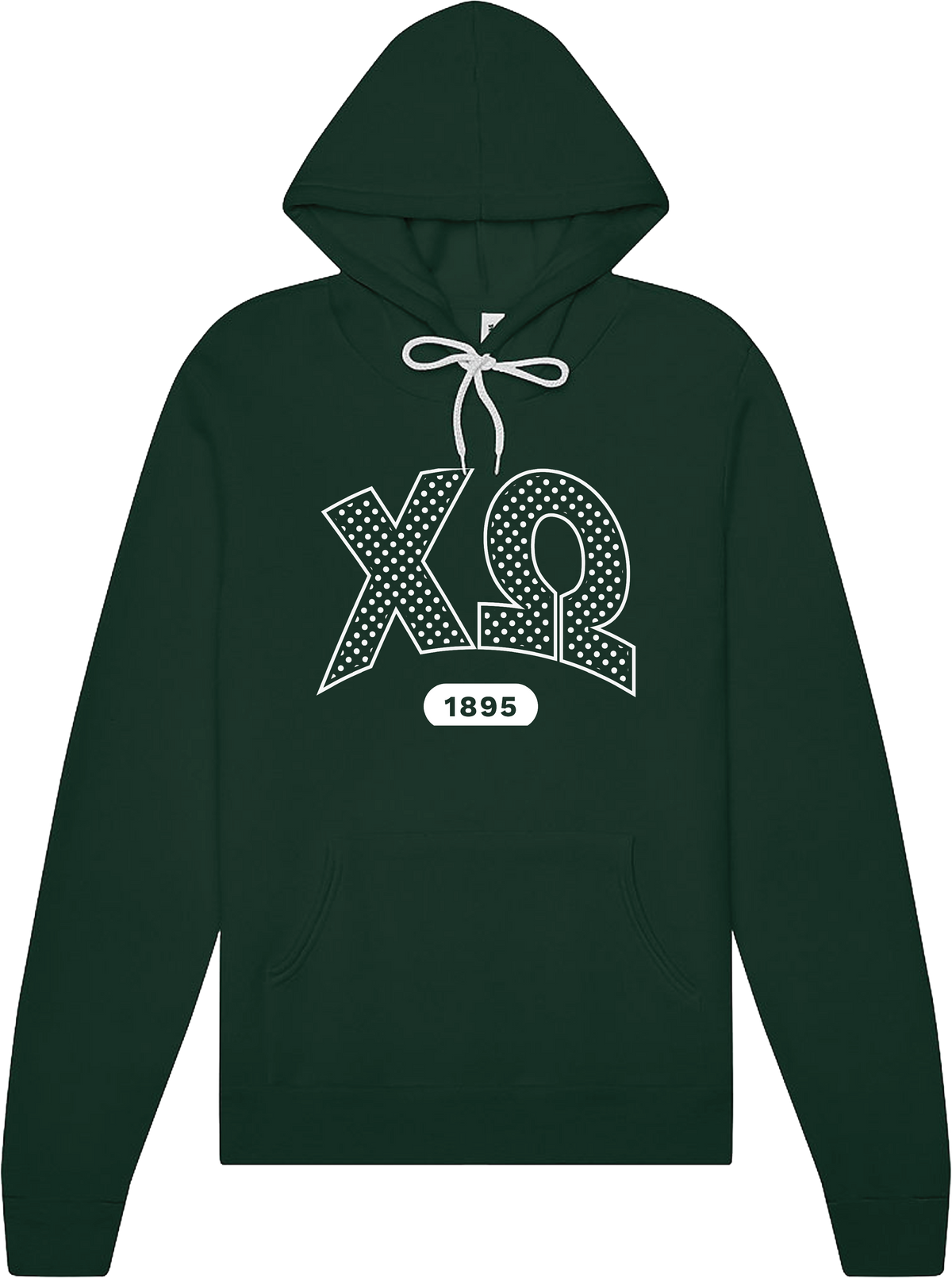 Chi Omega Varsity Polka Dot Hoodie