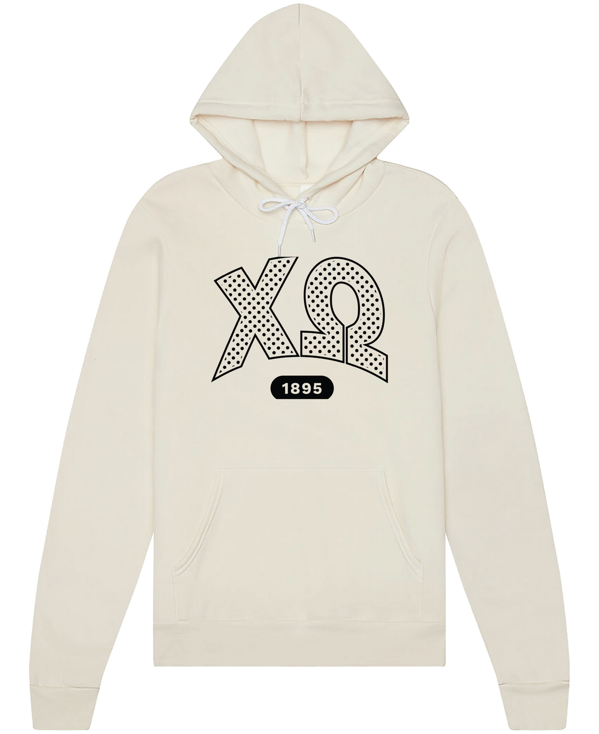 Chi Omega Varsity Polka Dot Hoodie