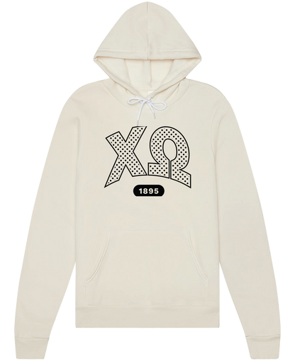 Chi Omega Varsity Polka Dot Hoodie