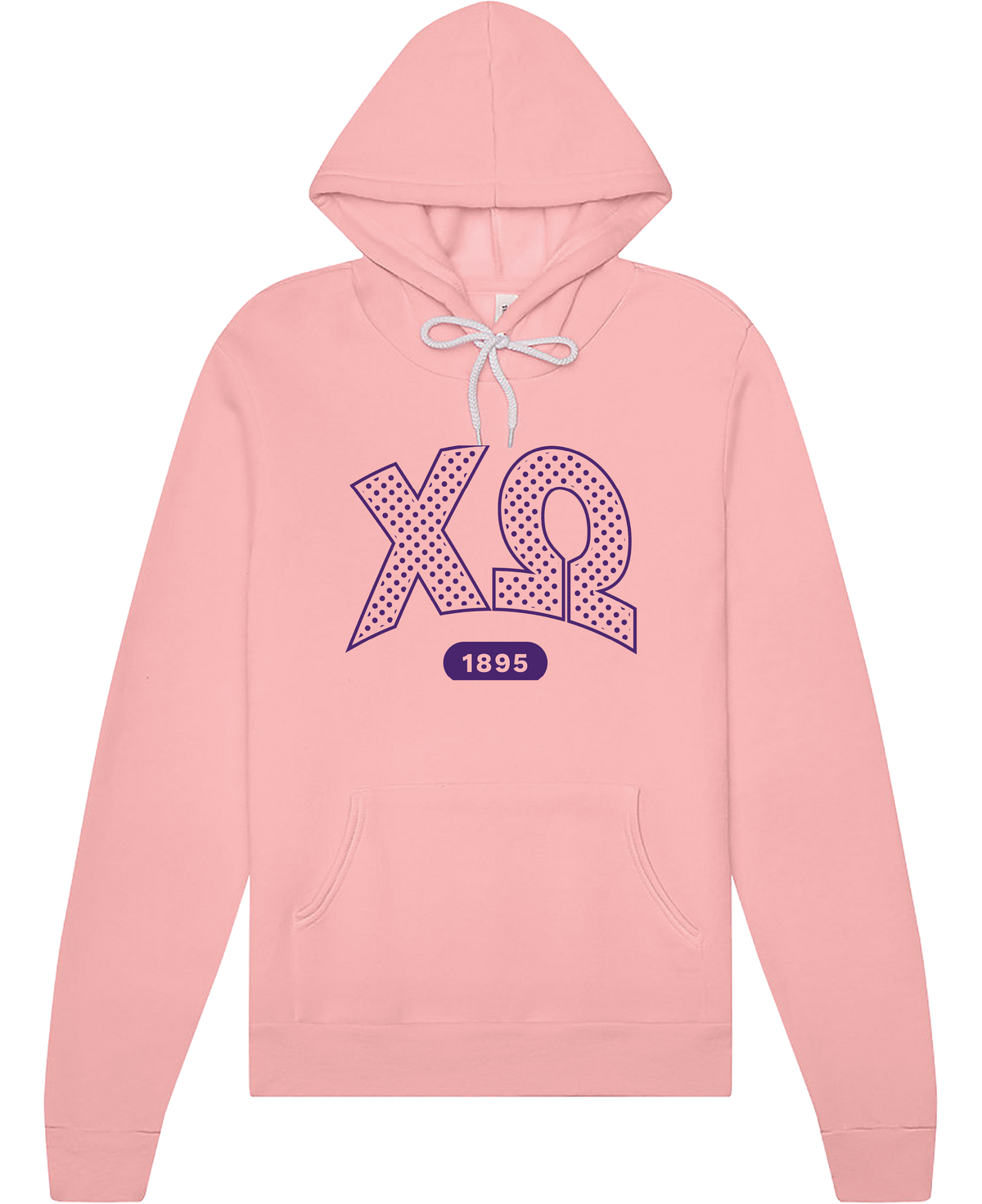 Chi Omega Varsity Polka Dot Hoodie