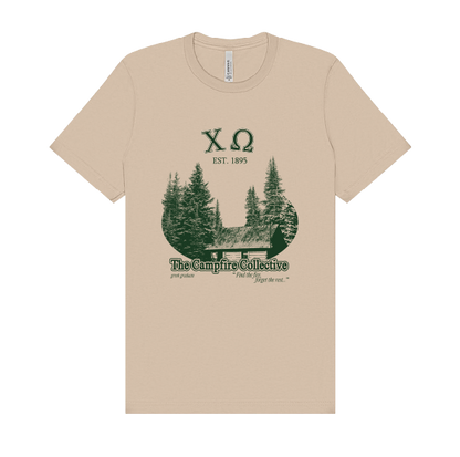Chi Omega Forest Graphic T-Shirt