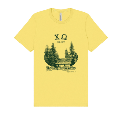 Chi Omega Forest Graphic T-Shirt