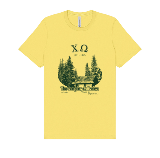 Chi Omega Forest Graphic T-Shirt