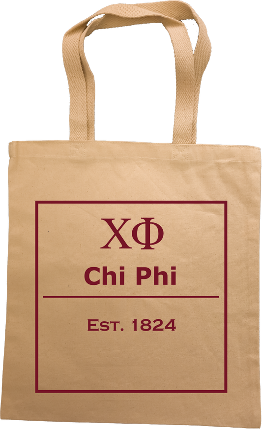Chi Phi Tote Bags