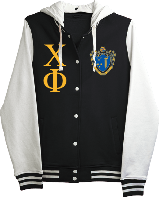 Chi Phi Varsity Hooded Sweatshirt