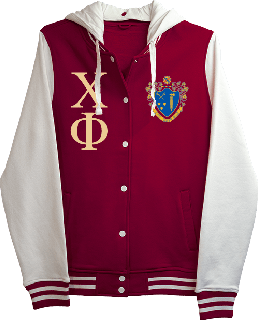 Chi Phi Varsity Hooded Sweatshirt