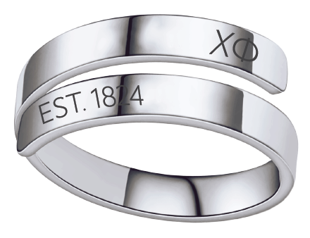 Chi Phi Year and Letters Rings