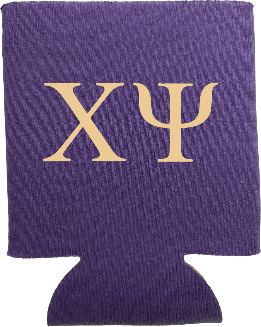 Chi Psi Can Coozies