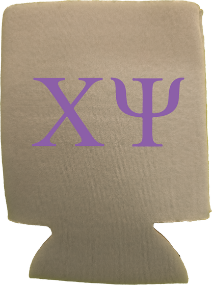 Chi Psi Can Coozies