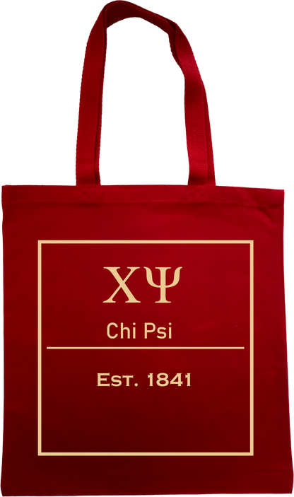 Chi Psi Tote Bags