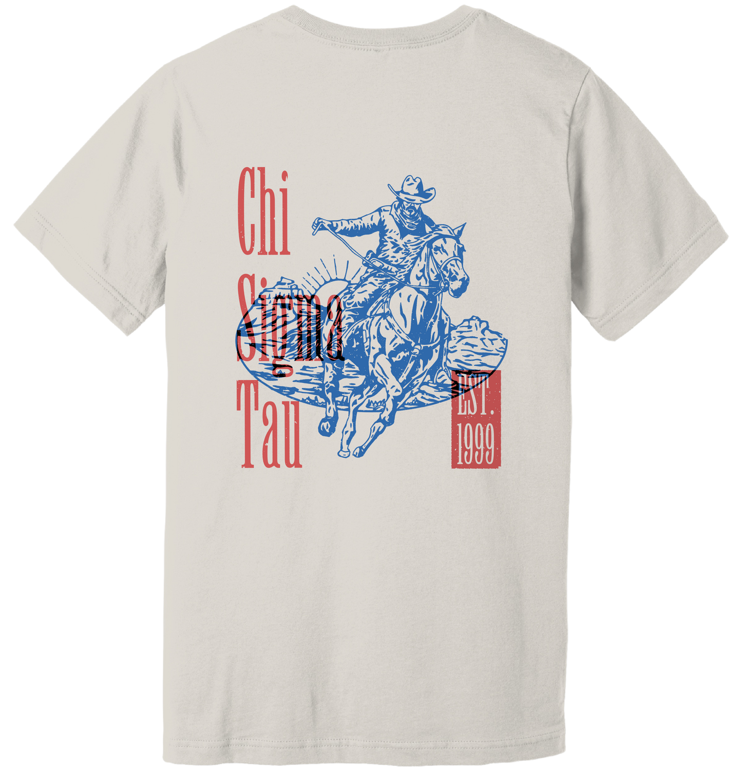 Chi Sigma Tau Cowboy Graphic T-Shirt
