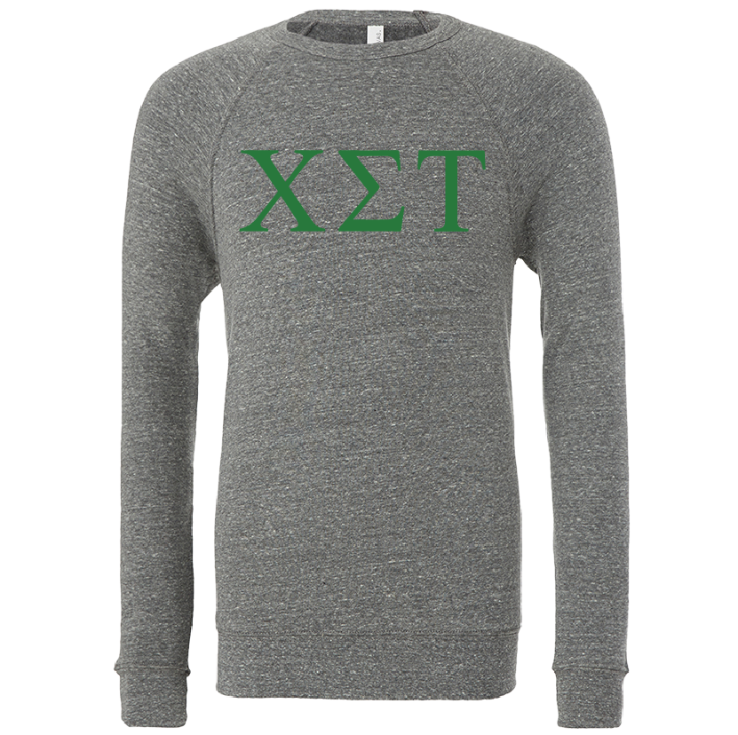 Chi Sigma Tau Lettered Crewneck Sweatshirts