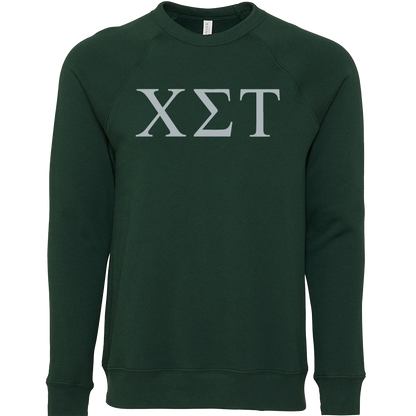 Chi Sigma Tau Lettered Crewneck Sweatshirts