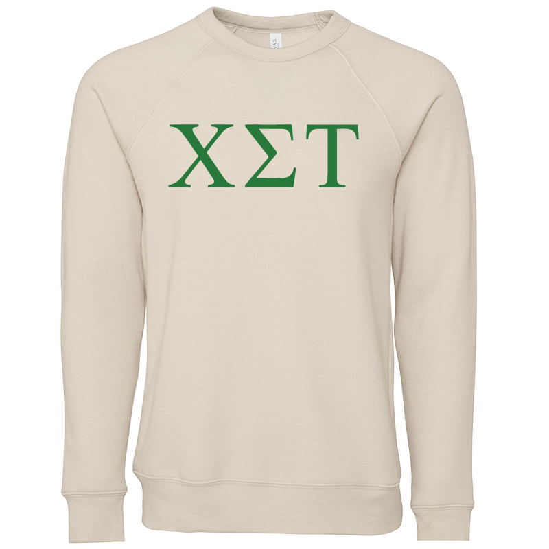 Chi Sigma Tau Lettered Crewneck Sweatshirts