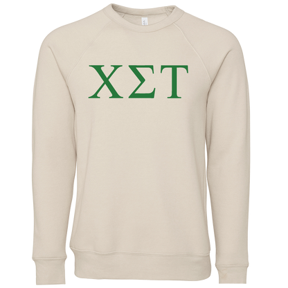 Chi Sigma Tau Lettered Crewneck Sweatshirts