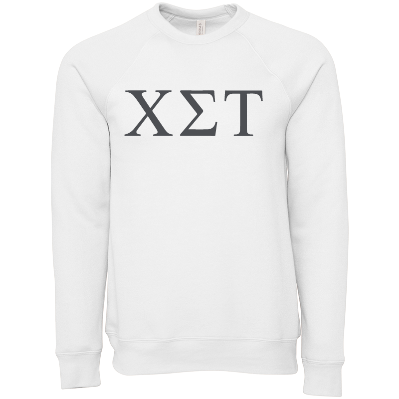 Chi Sigma Tau Lettered Crewneck Sweatshirts