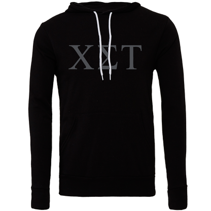 Chi Sigma Tau Lettered Hooded Sweatshirts