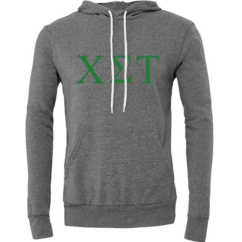 Chi Sigma Tau Lettered Hooded Sweatshirts