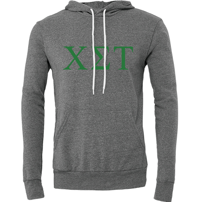 Chi Sigma Tau Lettered Hooded Sweatshirts